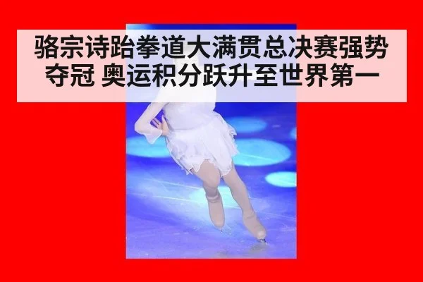 骆宗诗跆拳道大满贯总决赛强势夺冠 奥运积分跃升至世界第一